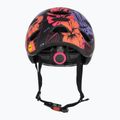 Casco da bici per bambini Giro Scamp Integrated MIPS nero opaco floreale 2