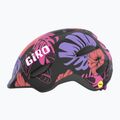 Casco da bici per bambini Giro Scamp Integrated MIPS nero opaco floreale 8