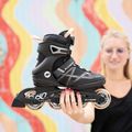 Pattini da donna K2 Alexis 80 Boa nero/arancione 12