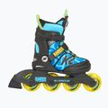 Pattini a rotelle K2 Raider Pro per bambini blu/giallo 2