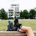 Pattini da uomo K2 Trio LT 100 nero/arancione 9