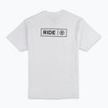 Maglietta con logo RIDE da uomo, bianco 2