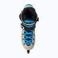 Pattini a rotelle K2 Surge 84 cachi/blu 5