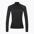 Smartwool Thermal Merino Rib Turtleneck a manica lunga da donna in antracite heather