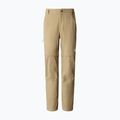 Pantaloni da trekking da donna The North Face Exploration Conv Reg Straight kelp tan