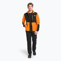 Felpa da trekking da uomo The North Face Glacier Pro Full Zip cono arancio/nero 2