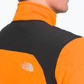 Felpa da trekking da uomo The North Face Glacier Pro Full Zip cono arancio/nero 5