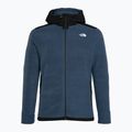 Felpa da trekking da uomo The North Face Alpine Polartec 200 FZ con cappuccio blu scuro/nero 5