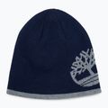 Uomo Timberland Reversible Logo Beanie berretto invernale peacoat