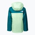 Giacca da sci per bambini The North Face Teen Snowquest Plus Insulated verde patina 2