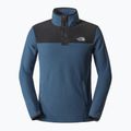 Felpa da trekking da uomo The North Face Homesafe Snap Neck Fleece Pullover blu scuro/nero 10