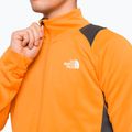 Felpa trekking da uomo The North Face AO Midlayer FZ arancio cono/grigio asfalto 6