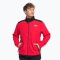 Felpa da trekking da uomo The North Face Alpine Polartec 200 FZ tnf rosso/nero
