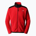 Felpa da trekking da uomo The North Face Alpine Polartec 200 FZ tnf rosso/nero 10