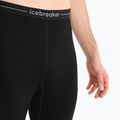 Pantaloni termici da uomo icebreaker ZoneKnit 260 nero/jet heather/cb 3