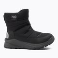 Stivali da neve da donna The North Face Nuptse II Bootie WP nero/grigio asfalto 2
