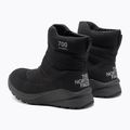 Stivali da neve da donna The North Face Nuptse II Bootie WP nero/grigio asfalto 3