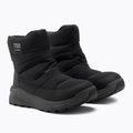 Stivali da neve da donna The North Face Nuptse II Bootie WP nero/grigio asfalto 4