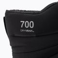 Stivali da neve da donna The North Face Nuptse II Bootie WP nero/grigio asfalto 9