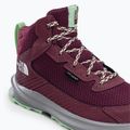 Scarponcini da trekking per bambini The North Face Fastpack Hiker Mid WP rosso violetto/zenzero selvatico 9