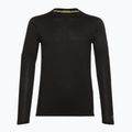 Smartwool Classic All-Season Merino Baselayer da uomo in scatola manica lunga termica nera 3