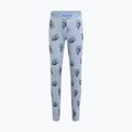 Pantaloni termici bambini icebreaker Merino 200 Oasis Bear Tour zinc blue/aop