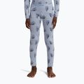 Pantaloni termici bambini icebreaker Merino 200 Oasis Bear Tour zinc blue/aop 7