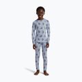 Pantaloni termici bambini icebreaker Merino 200 Oasis Bear Tour zinc blue/aop 8