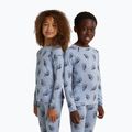 Felpa termica bambini Icebreaker Merino 200 Oasis Crewe Bear Tour Zinc Blue/Aop 2