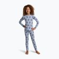 Felpa termica bambini Icebreaker Merino 200 Oasis Crewe Bear Tour Zinc Blue/Aop 5