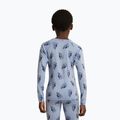 Felpa termica bambini Icebreaker Merino 200 Oasis Crewe Bear Tour Zinc Blue/Aop 10