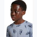 Felpa termica bambini Icebreaker Merino 200 Oasis Crewe Bear Tour Zinc Blue/Aop 11