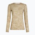 Longsleeve da donna icebreaker Merino 200 Oasis Crewe Moss Bloom cumin/undyed/aop 7