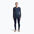 Longsleeve da donna icebreaker Merino 200 Oasis Crewe Moss Bloom navy/dawn/aop 2