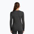 Felpa termica donna Icebreaker Merino 260 Tech Vertex Crewe Black/Snow 3