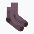 Calze da donna Icebreaker Merino Hike+ Ultralight Quarter grey plum/bittersweet