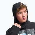 Felpa softshell da uomo The North Face Printed Tekno Hoodie nero/bianco 5