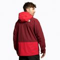 Giacca da snowboard da uomo The North Face Dragline cordovan/rosso 3