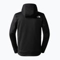 Felpa da uomo The North Face Reaxion Fleece P/O Hoodie nero/grigio asfalto 5