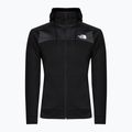 Felpa da trekking da uomo The North Face Reaxion Fleece F/Z Hoodie nero/grigio asfalto