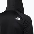 Felpa da trekking da uomo The North Face Reaxion Fleece F/Z Hoodie nero/grigio asfalto 5