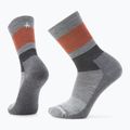 Smartwool Everyday Blocked Stripe Crew calzini da trekking grigi SW001940052 4