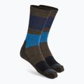 Calzini da trekking Smartwool Everyday Blocked Stripe Crew verde-blu SW001940D11