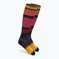 Calze da snowboard da donna Smartwool Snowboard Targeted Cushion OTC nero-rosso SW001870001