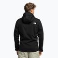 Giacca softshell da uomo The North Face Diablo Softshell Cappuccio staccabile nero/nero 4