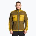 Felpa trekking da uomo The North Face Royal Arch FZ oliva militare/oro minerale/blu scuro