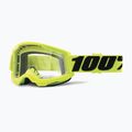 100% Occhiali da ciclismo Strata 2 giallo fluo/chiaro