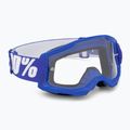 Occhiali da ciclismo per bambini 100% Strata 2 Junior blu/chiaro