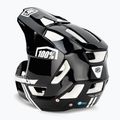 Casco da bici da uomo 100% Trajecta nero/bianco 4