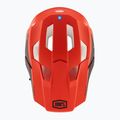 Casco bici 100% Trajecta c/Fidlock cargo rosso fluo 4